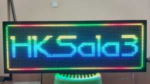 Running Text RGB FullColor 40x100cm Wifi Outdoor PROMO