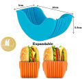 Tempat Makan silikon Burger atau donut. 