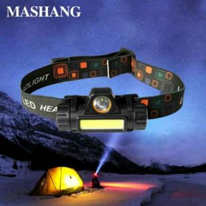 HEADLAMP COB RECHARGER SENTER KEPALA LED 2in1 senter kepala led