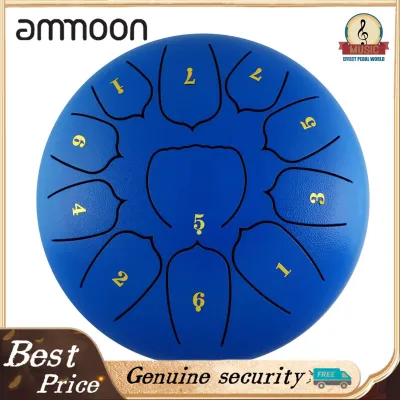 6 Inch Steel Tongue Drum 11 Notes Handpan Drum with Drum Mallet Finger Picks Percussion for Meditation Yoga