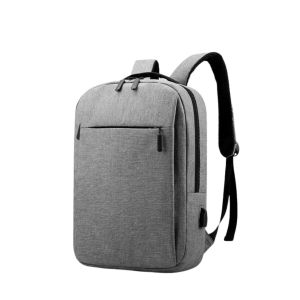 TAS RANSEL PRIA AXTON SIMPLE GREY KEREN KEKINIAN LAPTOP BESAR TA1078G1 POLOS KANTOR KULIAH BACKPACK