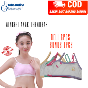 PROMO...1 PCS / 3 PCS / 6 PCS / Miniset Anak Remaja SD / Miniset Anak Remaja ABG / Miniset Model Singlet / daleman anak cewex / singlet anak perempuan / tangtop anak tali kecil / miniset anak perempuan