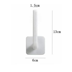 Kitchen Rack Multi-Functional Punch-Free Kitchen Wall Rack Roll Paper Plastic Wrap Storage Rack Wall Storage Hook