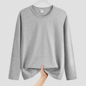 Free Ship T-Shirts Men Tee Shirts Male Under Wear Autumn Cotton Basic Tshirts Plus Size 4XL 5XL Daily Man Clothing Casual Tops