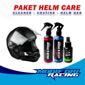 Paket Helm Care Pembersih Pengkilap Pengharum Helmet Paket Perawatan Helm dan Motor