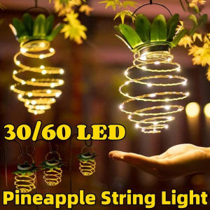 Pineapple Solar LED Lanterns Outdoor Waterproof Fairy String Lamp Garden Yard Hanging Decor