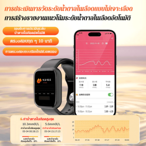 Y68S สมาร์ทวอทช์ สร้อยข้อมือ สวมใส่ได้ นาฬิกาสมาร์ทวัดระดับน้ำตาลในเลือด อุปกรณ์อัจฉริยะ การปรับวิถีชีวิต สร้อยข้อมือสมาร์ท
