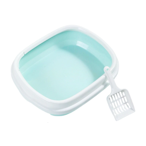 High Wall Cats Waste Container Odor Reducing Cats Litter Box Sifting Scoops for Outdoor Use