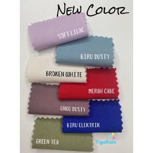 1 meter Bahan kain Princess Stretch Lady Zara Premium Bahan Baju Meteran