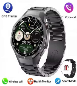 (HD1)Premium GT5 Pro Smart Watch for Men with GPS NFC AMOLED Display – Fitness Tracker New Arrival 2026  Jam Pintar Premium GT5 Pro untuk Lelaki GPS NFC AMOLED Kecergasan – Pelancaran Baharu 2026
