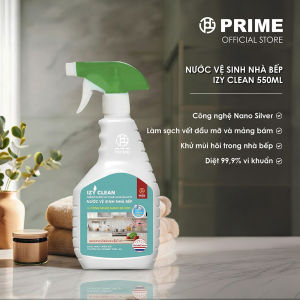 [BÁN CHẠY] Nước Lau Bếp Tẩy Dầu Mỡ IZY Clean 550ml – Làm Sạch Bếp Gas Khử Mùi Tanh Diệt Khuẩn