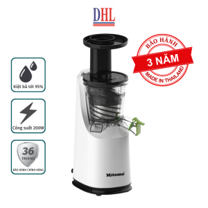 Máy ép chậm Mitomo EC 55 chính hãng bảo hành 3 năm toàn quốc Ép Kiệt 95% Rau Quả Dễ Tháo Lắp Vệ Sinh