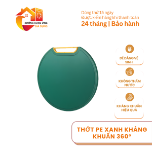 Thớt PE xanh kháng khuẩn 360° thớt nhựa cắt thái thực phẩm an toàn bền đẹp chống bám mùi