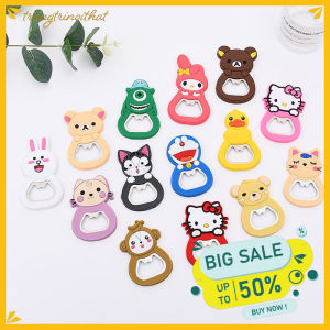 Dụng cụ khui bia nắp chai B19 họa tiết hoạt hình có nam châm nhỏ gọn TTNTB19