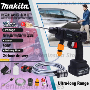 【Free tool box】 car pressure washer heavy duty washer high pressure 600 times supercharging capacity 999999mAh large water volume long range high power ten-year power sprayer water pressure Pressure Washers portable pressure washer wireless pressure washe