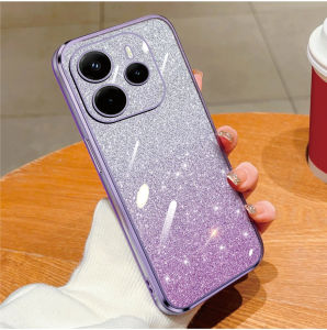 Case Xiaomi Redmi Note 14 4G 5G 14 Pro 5G 14 Pro Plus Luxury Gliter TPU Premium Silicon Plating Clear