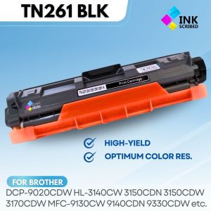 INKSCRIBED TN261 TN-261 TN221 TN265 Compatible Toner Cartridge for Brother HL-3140CW MFC-9140CDW MFC-9330CDW MFC-9340CDW HL-3170CDW HL-3150CDW DCP-9020CDW DCP-9055CDN