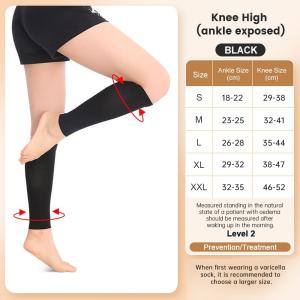 Compression Socks Anti-Swelling Support for Varicose Veins & Daily Leg Wear