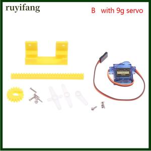 ruyifang Tuyến tính servo Robot cánh tay robot giáo dục Kit phát minh cánh tay bảo vệ 9g khoa học và giáo dục thí nghiệm innovadora