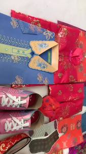 LZD  Womens Full Set of Paper Clothes Cloth Clothes Cotton-Padded Clothes Warm Clothing Quilt Shoes Sacrifice Supplies for Ancestor Worship for October 1