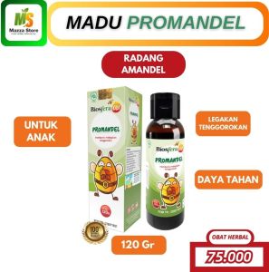 Madu PROMANDEL Biosfera Kids Obat Amandel Anak Disertai Demam Dan Radang tenggorokan