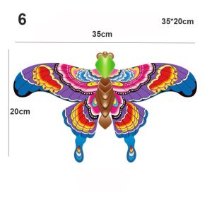 GOFIDIN 35cm Plastic Eagle Kite Children Gift DIY Toy Large Eagle Kites Cartoon Flying Bird Kites Garden Outdoor Sports