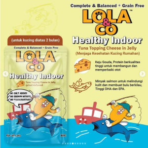 Lola Pouch LOLA&CO Wet Cat Food Makanan Kucing Basah Pouch Adult Kitten