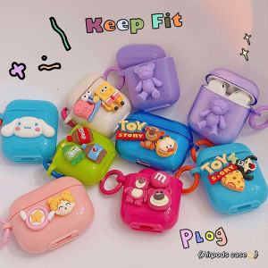 CrashStar Miếng Dán Airpods Tự Làm Hoạt Hình 3D Dễ Thương Cho AirPods 1 2 3 Pro InPods I12 I7 Pro Tai Nghe Bluetooth Không Dây Vỏ Phụ Kiện Cho Air Pods Vỏ Bảo Vệ Tai Nghe Tai Nghe Có Móc Vòng Vỏ Chống Sốc Giảm Giá Hàng Đầu