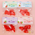 TAIYO Taba Squishy Pinch Strawberry Squeeze Fruit pencet kenyal lucu imut squisi Stress Relief Mainan. 