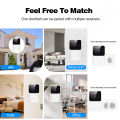 Wireless Doorbell WIFI Video Intercom, Smart Wireless Remote Monitor, Security E Door Ring. 