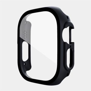 Glass+Cover For Apple Watch Ultra case 49mm Bumper Tempered Screen Protector 2 in 1 Tempered glass film +case bracelet Apple watch band Accessories