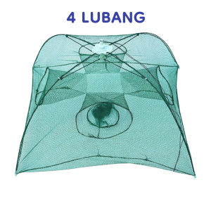 Perangkap Bubu Payung 8 Lubang Alat Jaring Pancing Jala Ikan Udang Kepiting Lele Lobster Sungai Laut Danau Fish Trap Net