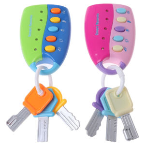 Funny Baby Toy Musical Car Key Vocal Smart Remote Car Voices Pretend Play Educational Toys For Children Music Toys
