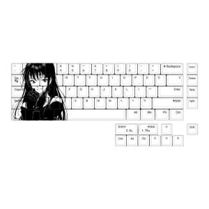 75PCS PBT nhuộm subbed Keycaps ban đầu Chiều cao nâng cấp bàn phím gõ cho phím Bàn phím cơ thay thế
