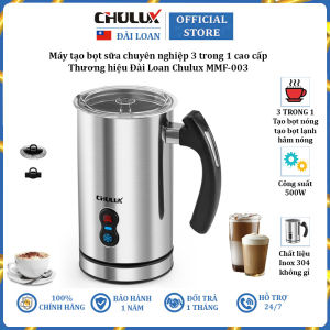 Máy đánh sữa tạo bọt 3 trong 1 thương hiệu Chulux MMF-003 - Công suất 500W - BẢO HÀNH 12 THÁNG CHÍNH HÃNG