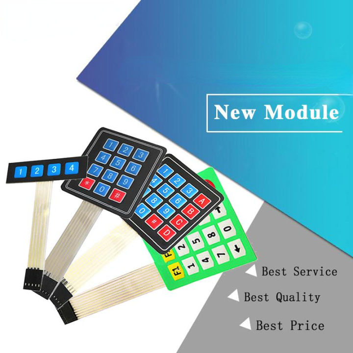 thumbnail image 2 of 4x4 Matrix Membrane Keypad - 16 Key Keyboard For Arduino & Electronics Projects 2 of 12