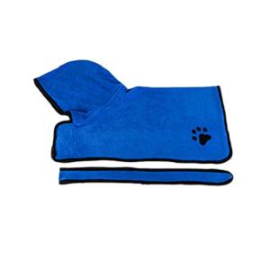Pet Drying Towel for Dogs Cats High Absorbent Swimming Bathing Robe for Small Medium Dog Hooded Bathrobe for Small Pets
