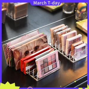 March กล่องเก็บเครื่องสำอางชั้นวางอุปกรณ์แต่งหน้าลิ้นชักจัดระเบียบพาเลทอายแชโดว์ขนาดกะทัดรัดทำจากอะคริลิค