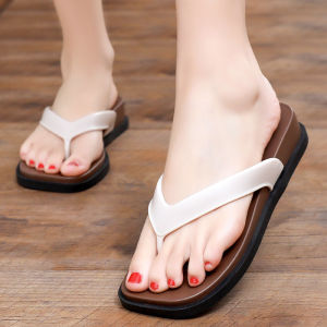 WomenS Slippers For Home Use Indoor Non-Slip Durable Summer Outdoor Casual Wear Suitable With Skirts Beach Shoes Flip-Flops