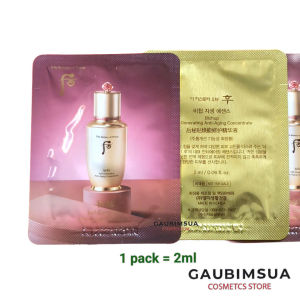 Date 10 2027 Combo 5 Gói 2ml Whoo bichup tự sinh Concentrate Serum 1ml tái sinh chống lão hóa đỉnh cao