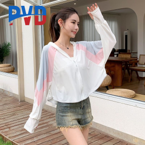 PVD Women Sunscreen Clothing UV-Resistant Breathable UPF50 + Outdoor Sport Long-Sleeved Sunscreen Jacket 防晒衣