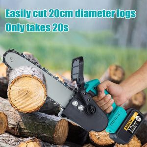 KEELAT 6"/12" Chain Saw Cordless with Battery Electric portable and ChainSaw Wood Cutter Power Saws