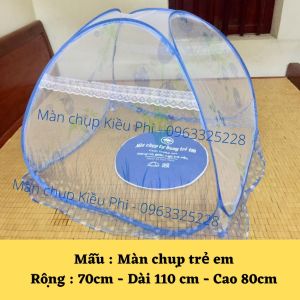Màn chụp gấp gọn cho bé Kiều phi - mùng chụp tự bung chống muỗi cho bé sơ sinh bé lớn trẻ em