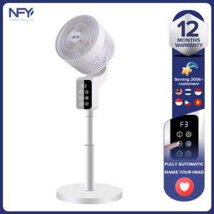 Air circulation fan all-round and multifunctional automatic shaking head silent landing turbo convection fan student dormitory fan