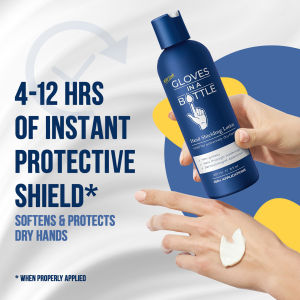 Gloves in a Bottle Shielding Lotion for Eczema Dermatitis Shielding Protection Moisturizer  (240ml) - for Children to Adult Dry Sensitive Allergy Skin