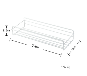 ชั้นวางของในห้องน้ำ ชั้นวางของ ไม่ต้องเจาะผนัง ติดผนังเข้ามุม พร้อมส่ง