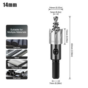 HSS Drill Bit Hole Saw Cutter Bi-Metal For Aluminum Iron Stainless Steel DIY Wood Cutter HSS Hole Saw Kit