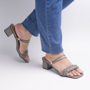 Zavatu Sendal Kepang Wanita Hak Tahu Big Size Jumbo 41 42 43 44 45 ZVT 338 Grey