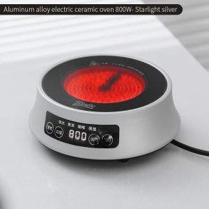 Bincoo Bếp Điện Cho ấm moka Gốm Stover Cảm Ứng Bếp Điện Bếp Điện Cho Làm Cà Phê 800W