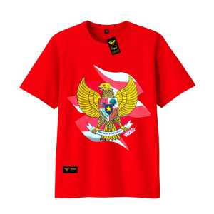Kaos Anak Garuda Merah Putih Laki-laki Perempuan vankids usia 1-10 tahun